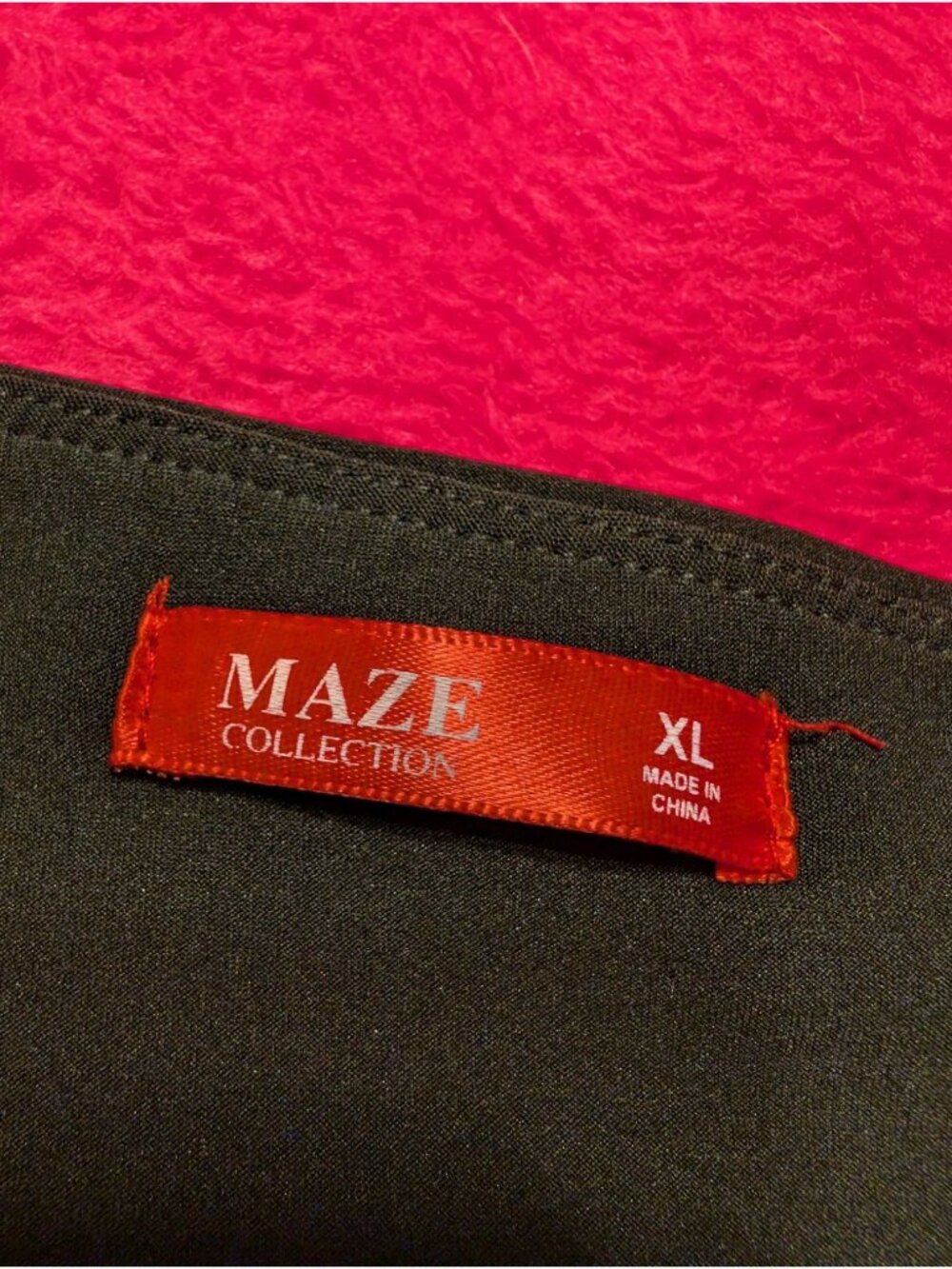 Maze Collection Womens Scuba Pencil Skirt XL NWT Black Levanta Cola Career Work - Picture 5 of 7